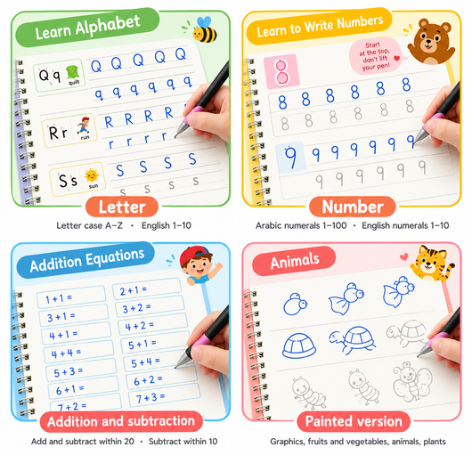 Cavero FirstWrite™ - Grooved Handwriting Practice Set